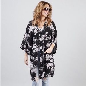 Spiritual Gangster Maya Floral Robe Kimono